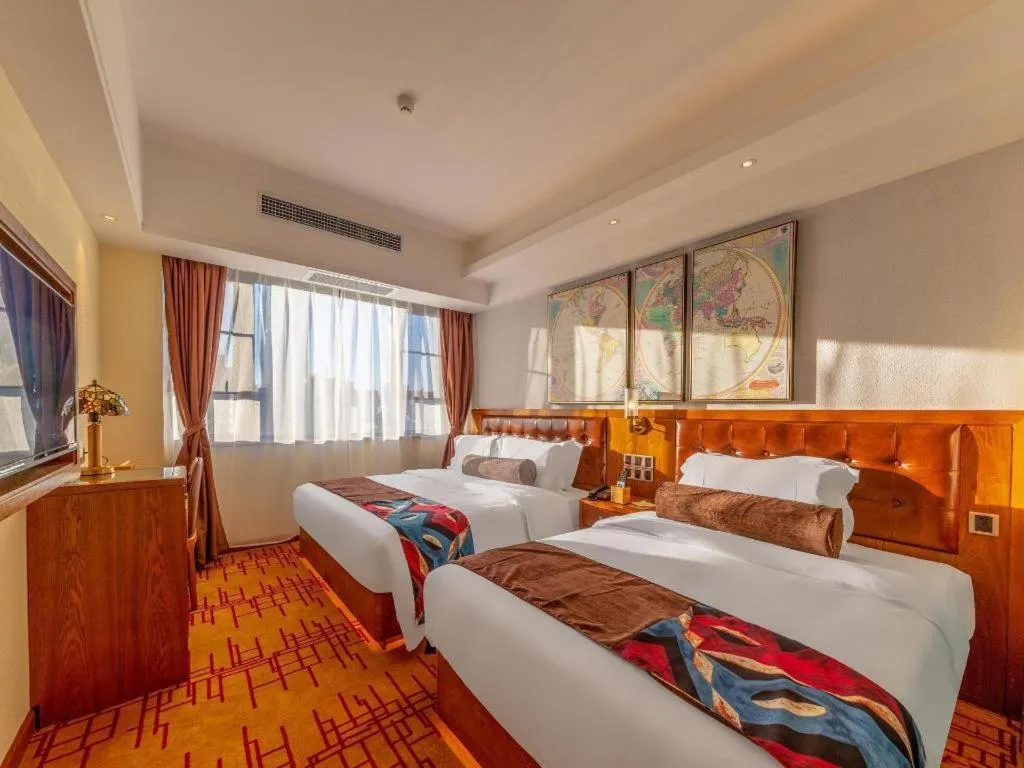 Bed in James Joyce Coffetel Kunming Railway Station Huancheng Nan Road Metro Station