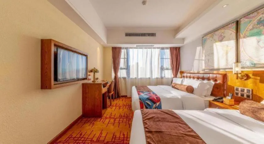 Bed in James Joyce Coffetel Kunming Railway Station Huancheng Nan Road Metro Station