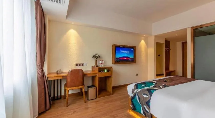 Bed in James Joyce Coffetel Kunming Railway Station Huancheng Nan Road Metro Station