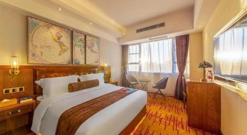 Bed in James Joyce Coffetel Kunming Railway Station Huancheng Nan Road Metro Station