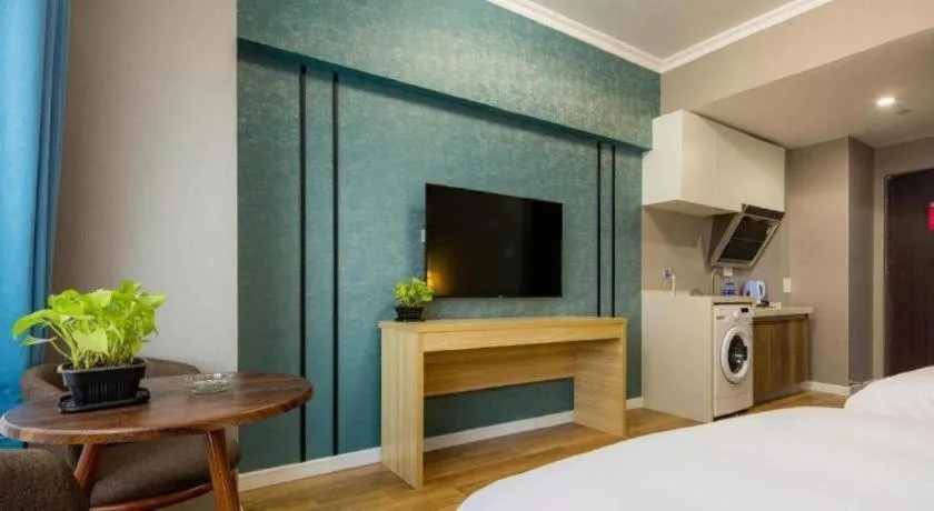 Bed in PAI Hotel Xi'an Kunming Road Hancheng South Road Metro Station