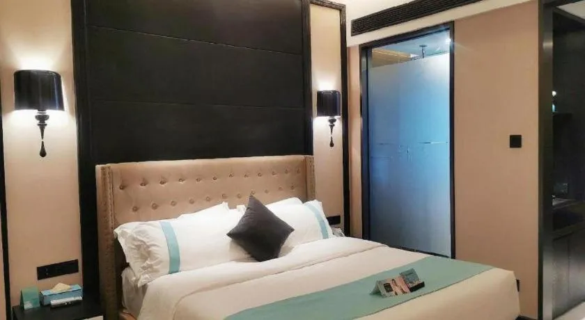 Bed in Xana Hotelle Guangzhou Luogang Science City Huangpi Metro Station