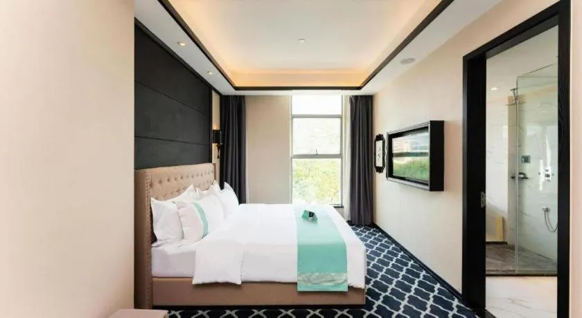 Bed in Xana Hotelle Guangzhou Luogang Science City Huangpi Metro Station