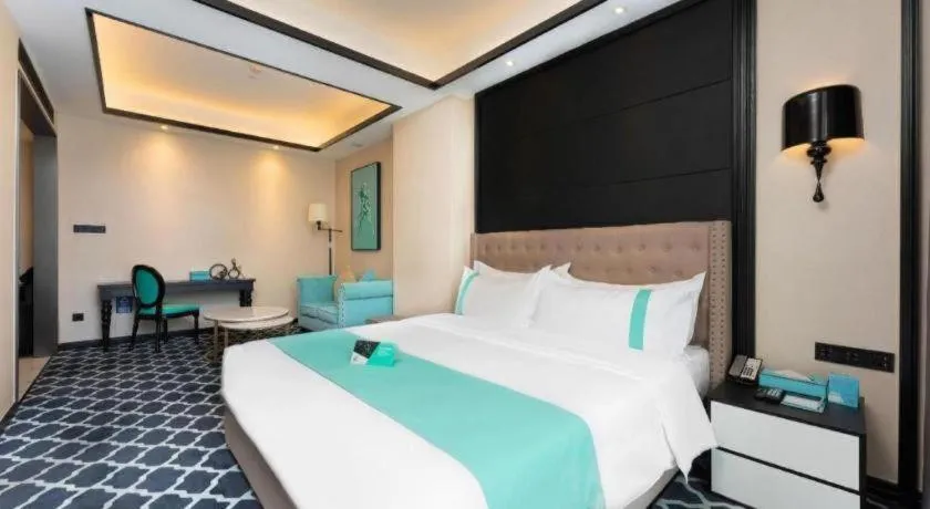 Bed in Xana Hotelle Guangzhou Luogang Science City Huangpi Metro Station