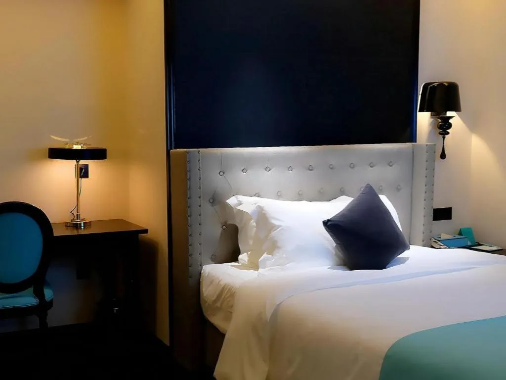 Bed in Xana Hotelle Guangzhou Luogang Science City Huangpi Metro Station