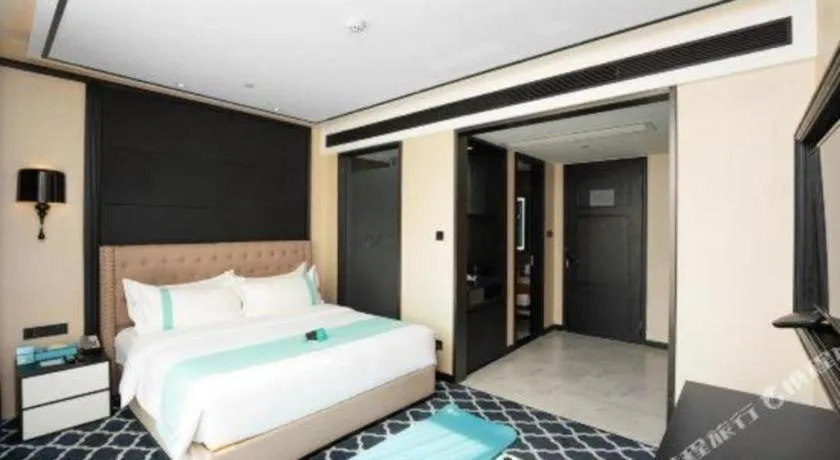 Bed in Xana Hotelle Guangzhou Luogang Science City Huangpi Metro Station