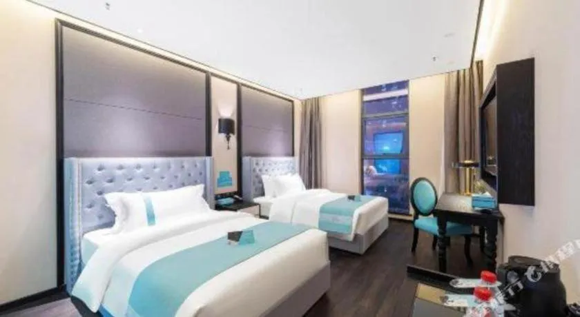 Bed in Xana Hotelle Guangzhou Luogang Science City Huangpi Metro Station