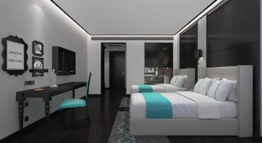 Bed in Xana Hotelle Guangzhou Luogang Science City Huangpi Metro Station