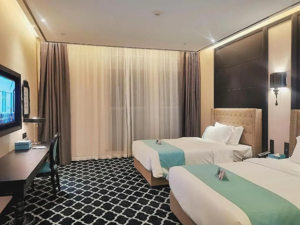 Bed in Xana Hotelle Guangzhou Luogang Science City Huangpi Metro Station