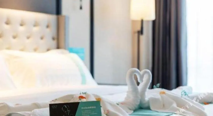 Bed in Xana Hotelle Guangzhou Luogang Science City Huangpi Metro Station