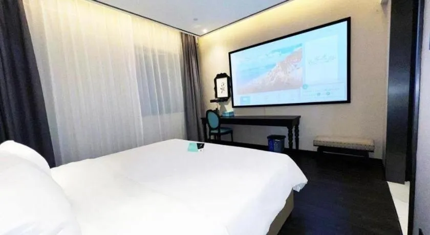 Bed in Xana Hotelle Guangzhou Luogang Science City Huangpi Metro Station