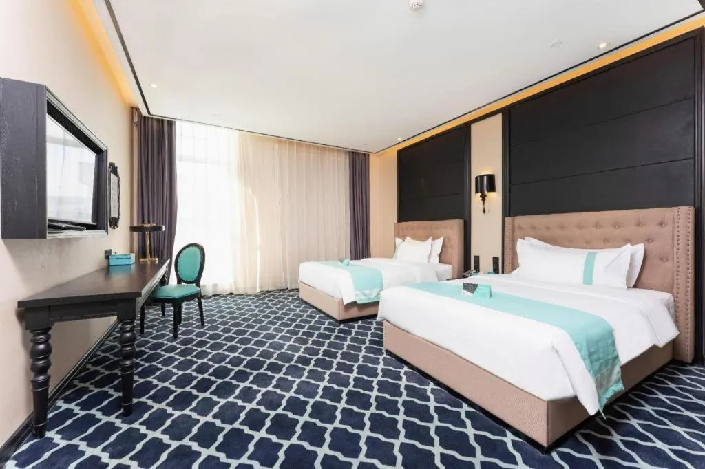 Bed in Xana Hotelle Guangzhou Luogang Science City Huangpi Metro Station