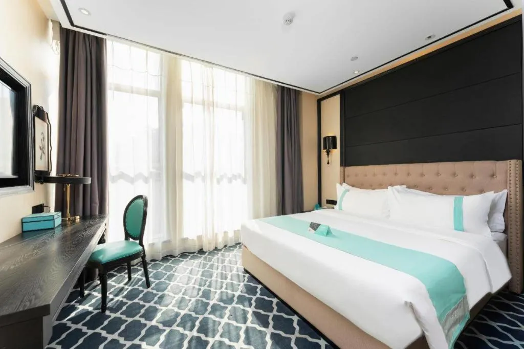 Bed in Xana Hotelle Guangzhou Luogang Science City Huangpi Metro Station