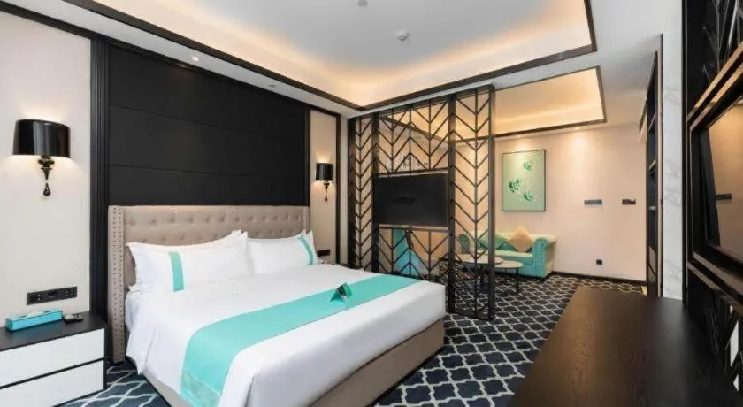 Bed in Xana Hotelle Guangzhou Luogang Science City Huangpi Metro Station