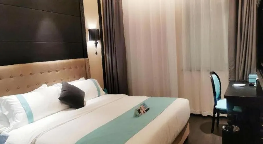 Bed in Xana Hotelle Guangzhou Luogang Science City Huangpi Metro Station