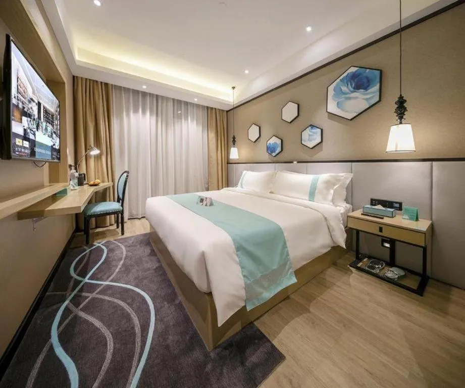 Bed in Xana Lite Hotelle Yan'an Baota Mountain