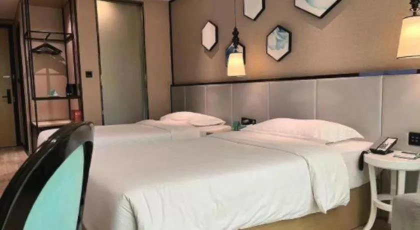 Bed in Xana Lite Hotelle Yan'an Baota Mountain