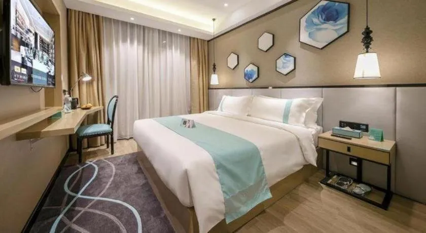 Bed in Xana Lite Hotelle Yan'an Baota Mountain