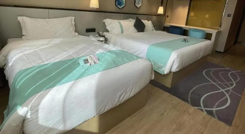 Bed in Xana Lite Hotelle Yan'an Baota Mountain