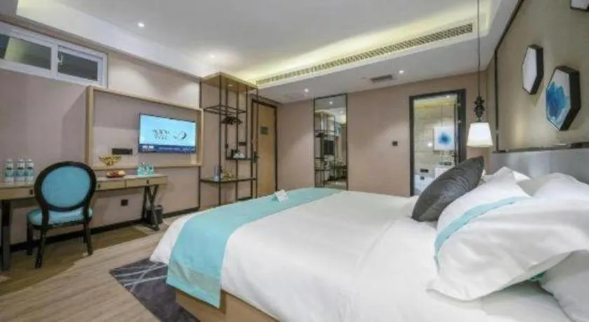 Bed in Xana Lite Hotelle Yan'an Baota Mountain