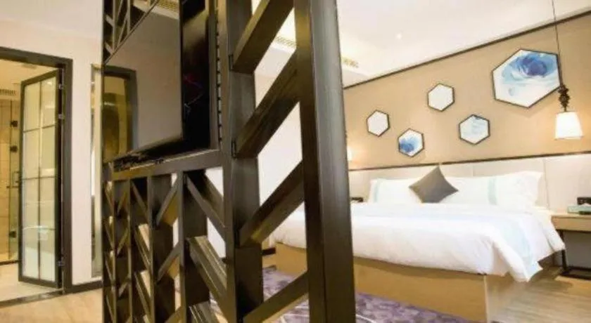 Bed in Xana Lite Hotelle Yan'an Baota Mountain