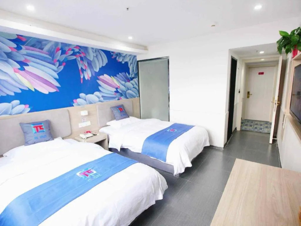 Bed in Pai Hotel Xuzhou Railway Station