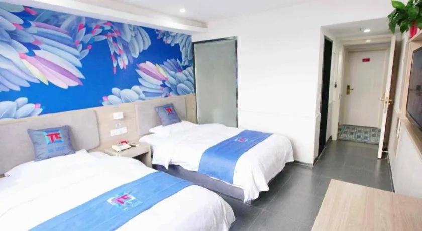 Bed in Pai Hotel Xuzhou Railway Station