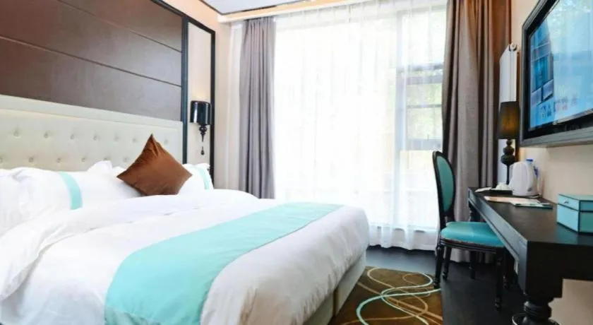 Bed in Xana Hotelle Xi'an Zhonglou, Huimin Street Metro Station