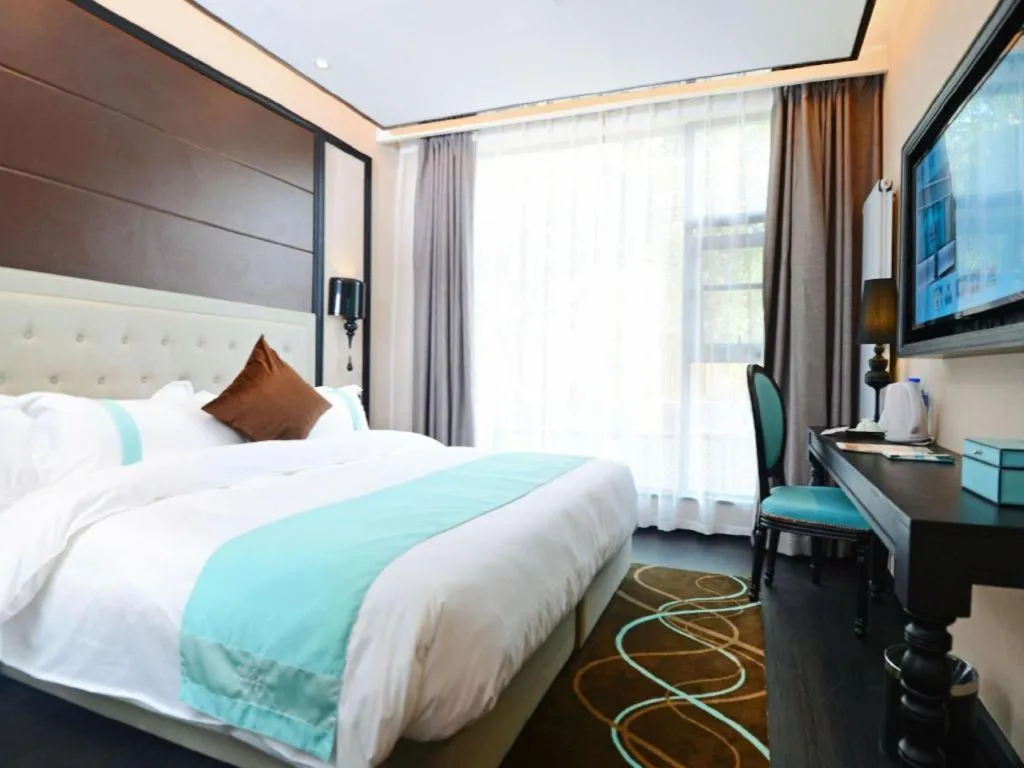 Bed in Xana Hotelle Xi'an Zhonglou, Huimin Street Metro Station