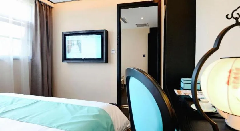 Bed in Xana Hotelle Xi'an Zhonglou, Huimin Street Metro Station