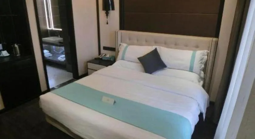 Bed in Xana Hotelle Xi'an Zhonglou, Huimin Street Metro Station