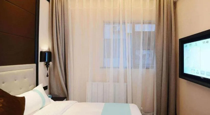 Bed in Xana Hotelle Xi'an Zhonglou, Huimin Street Metro Station