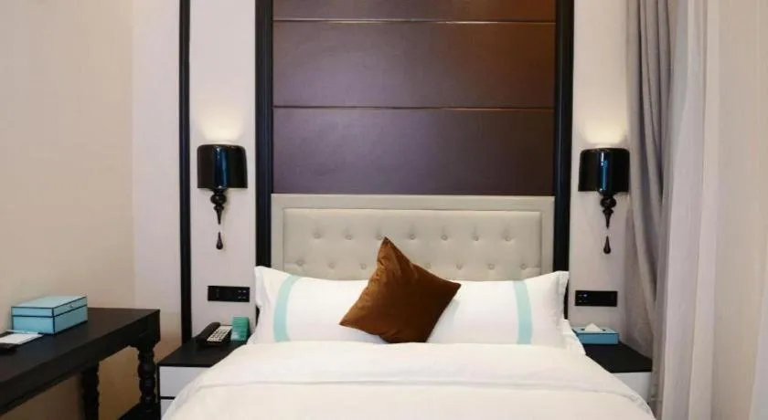 Bed in Xana Hotelle Xi'an Zhonglou, Huimin Street Metro Station