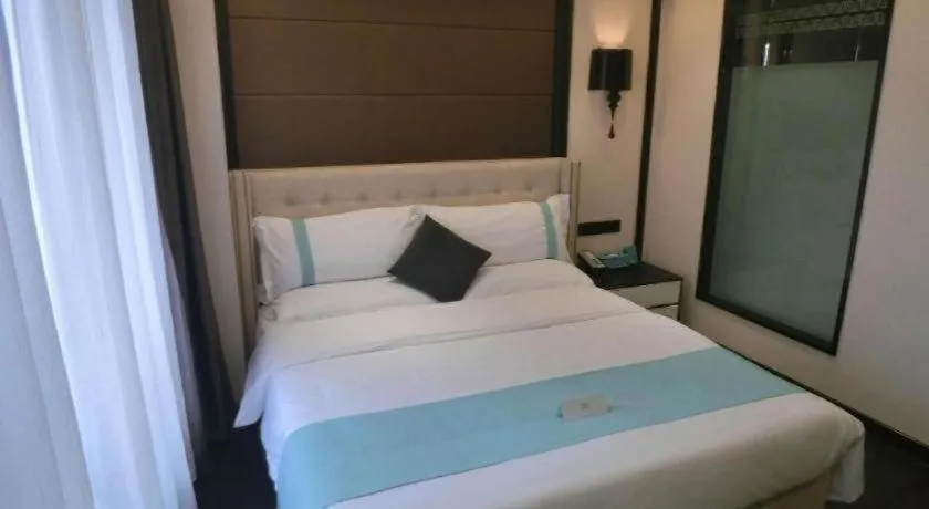 Bed in Xana Hotelle Xi'an Zhonglou, Huimin Street Metro Station