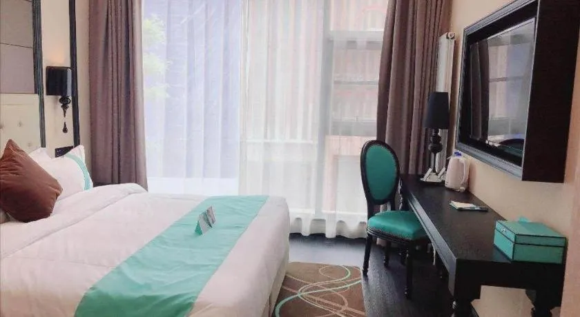 Bed in Xana Hotelle Xi'an Zhonglou, Huimin Street Metro Station