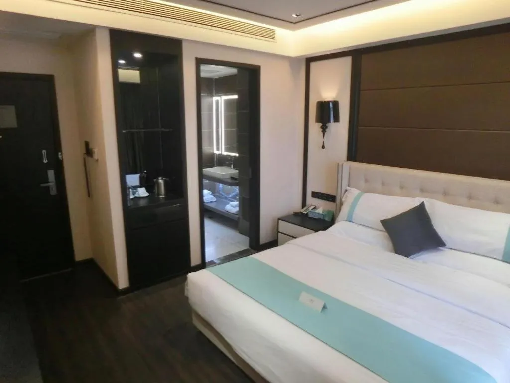 Bed in Xana Hotelle Xi'an Zhonglou, Huimin Street Metro Station