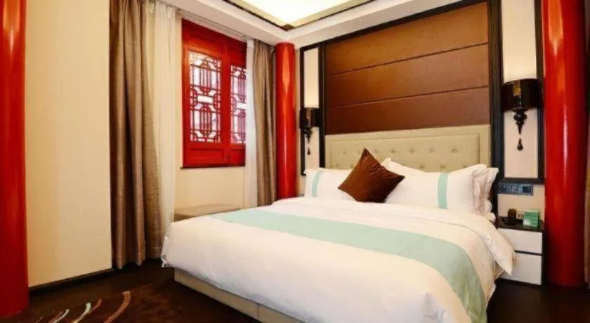 Bed in Xana Hotelle Xi'an Zhonglou, Huimin Street Metro Station