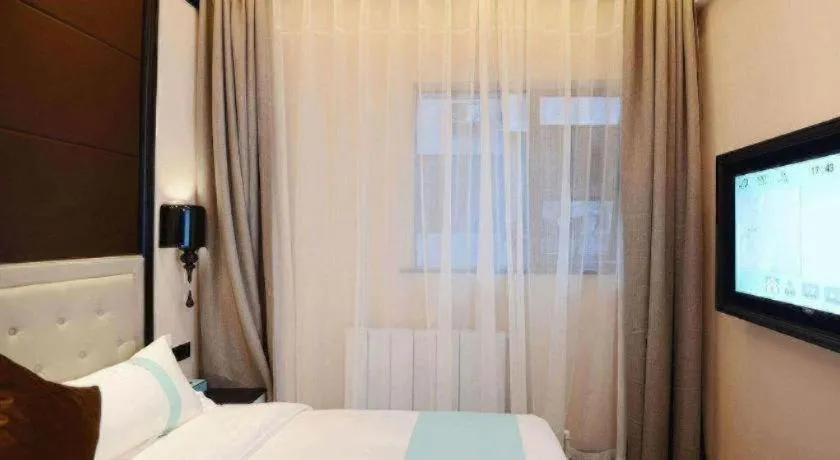 Bed in Xana Hotelle Xi'an Zhonglou, Huimin Street Metro Station