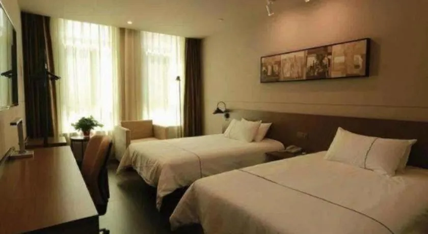 Bed in Jinjiang Inn Select Heze Wanxiang Plaza Guiling Road