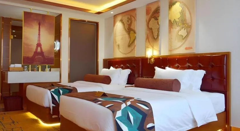 Bed in James Joyce Coffetel Lijiang Ancient City Dashuiche