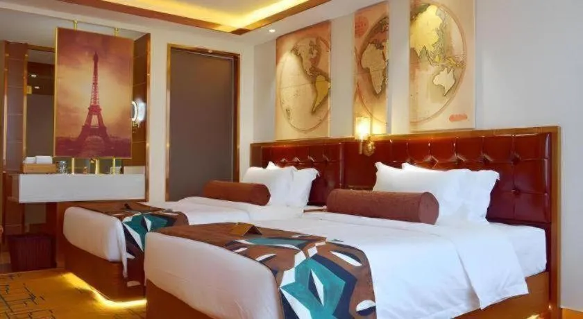 Bed in James Joyce Coffetel Lijiang Ancient City Dashuiche