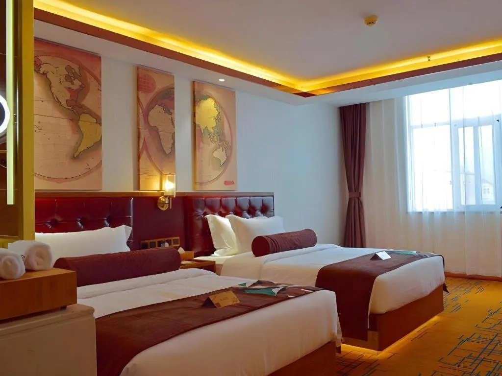 Bed in James Joyce Coffetel Lijiang Ancient City Dashuiche