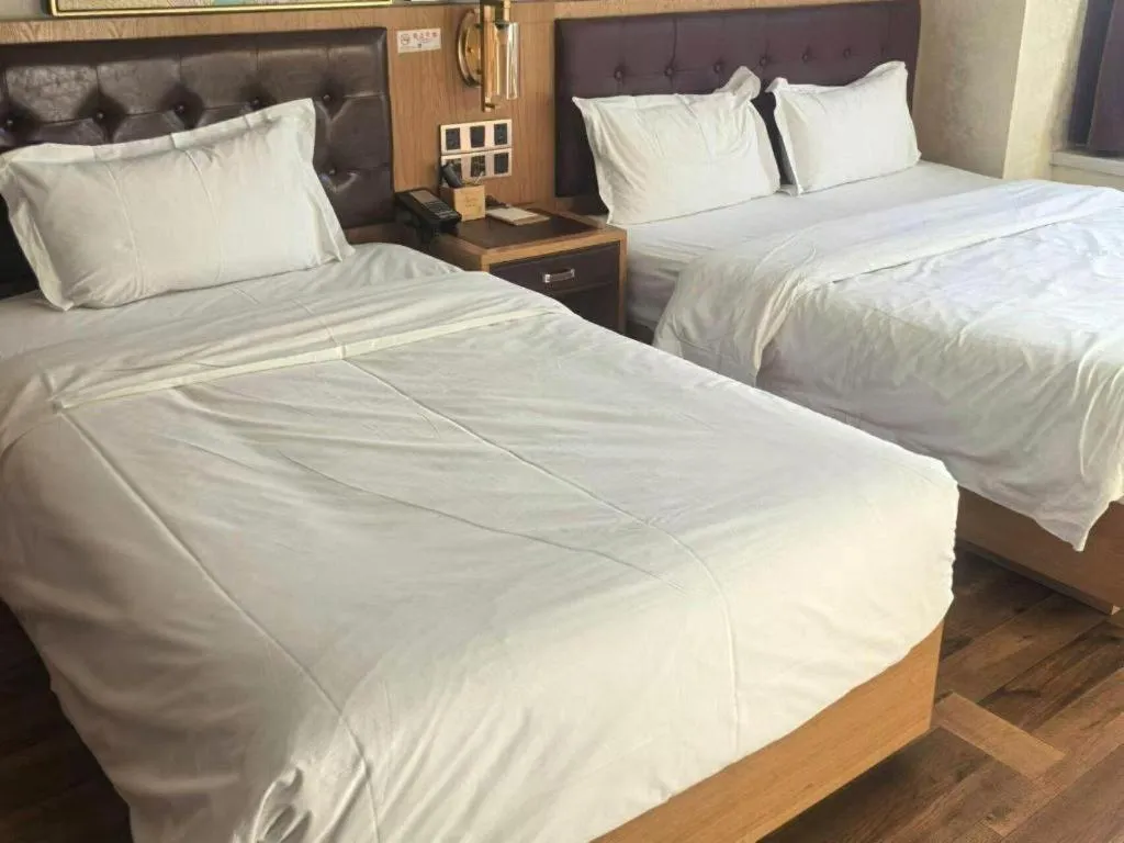 Bed in James Joyce Coffetel Beijing Tongzhou Guoyuan Metro Station