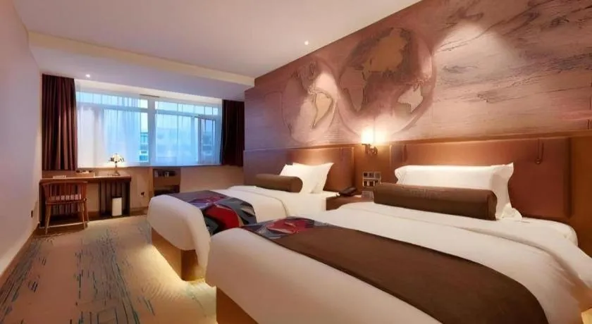 Bed in James Joyce Coffetel Beijing Tongzhou Guoyuan Metro Station