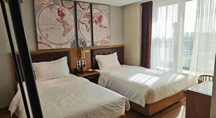 Bed in James Joyce Coffetel Beijing Tongzhou Guoyuan Metro Station