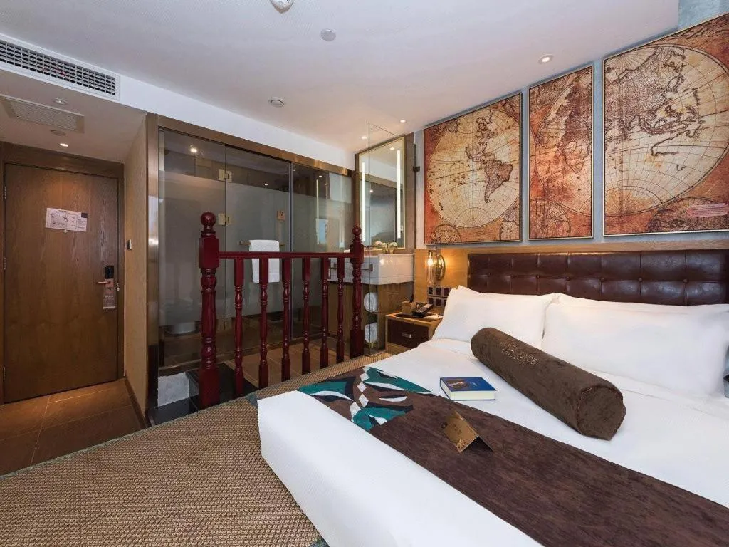 Bed in James Joyce Coffetel Beijing Tongzhou Guoyuan Metro Station