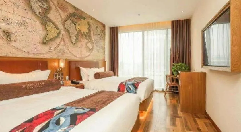 Bed in James Joyce Coffetel Beijing Tongzhou Guoyuan Metro Station