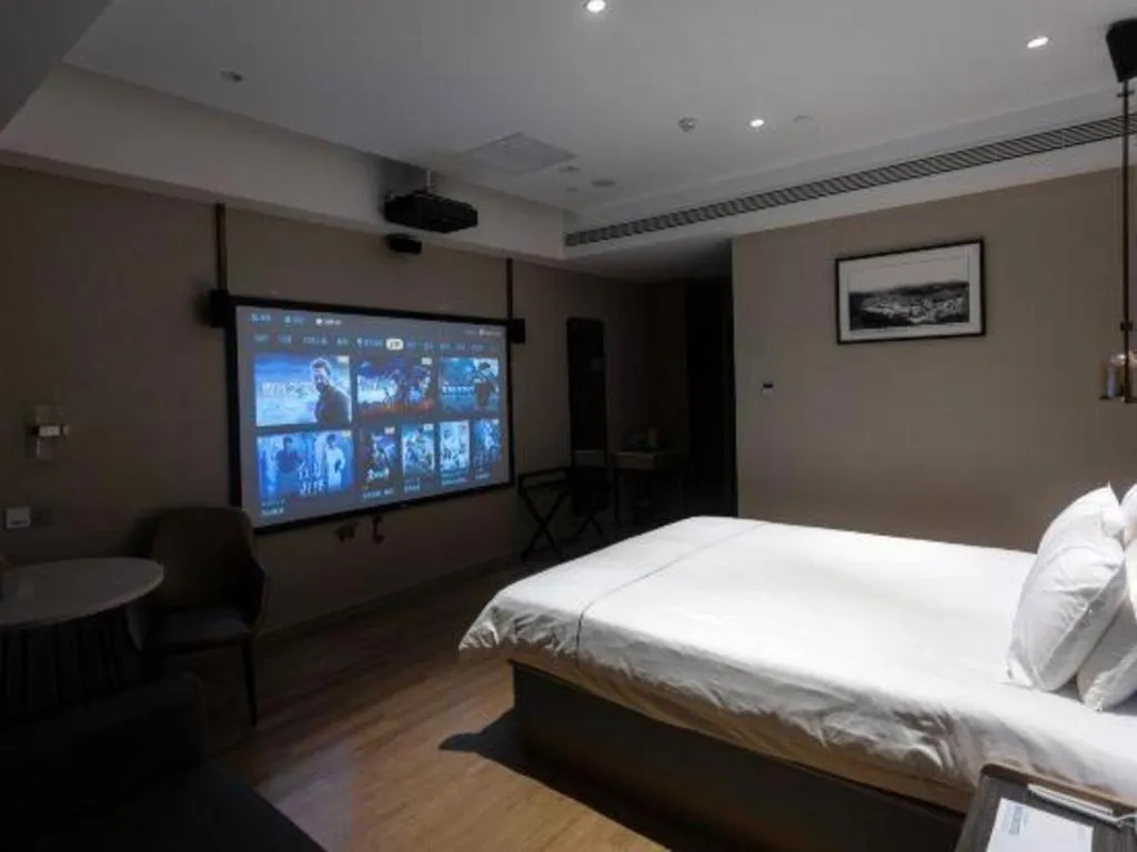 Bed in Magnotel Hotel Guangyuan Nanhe Bus Station Beijing Road