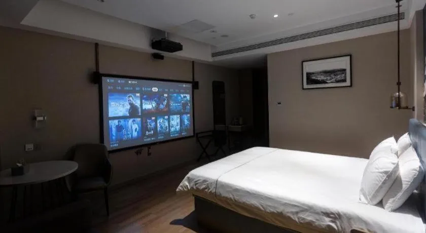 Bed in Magnotel Hotel Guangyuan Nanhe Bus Station Beijing Road