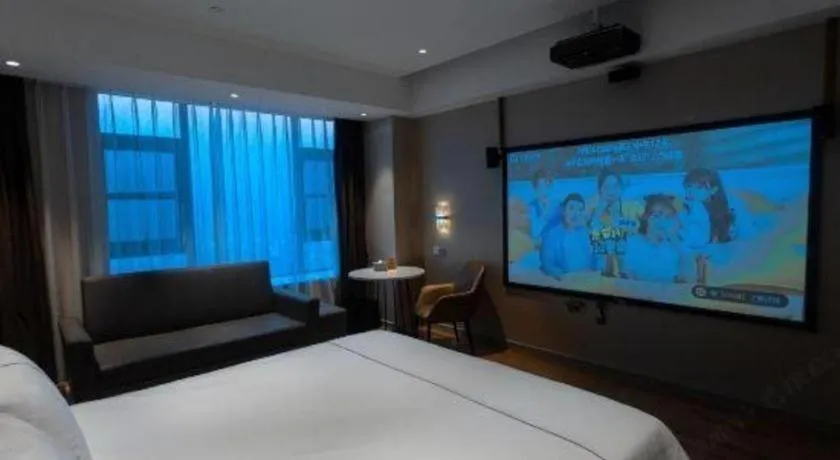 Bed in Magnotel Hotel Guangyuan Nanhe Bus Station Beijing Road